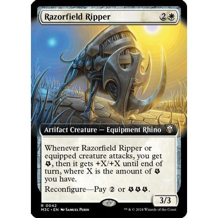 Razorfield Ripper (Extended Art) (Ripple Foil) (M3C-042) - Modern Horizons 3 Commander Foil