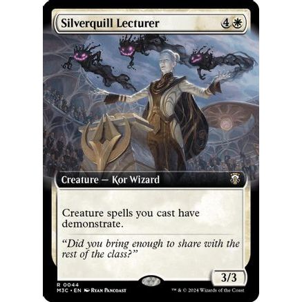 Silverquill Lecturer (Extended Art) (Ripple Foil) (M3C-044) - Modern Horizons 3 Commander Foil