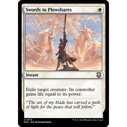 Swords to Plowshares (Ripple Foil) (M3C-173) - Modern Horizons 3 Commander Foil
