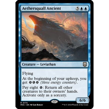 Aethersquall Ancient (Ripple Foil) (M3C-174) - Modern Horizons 3 Commander Foil