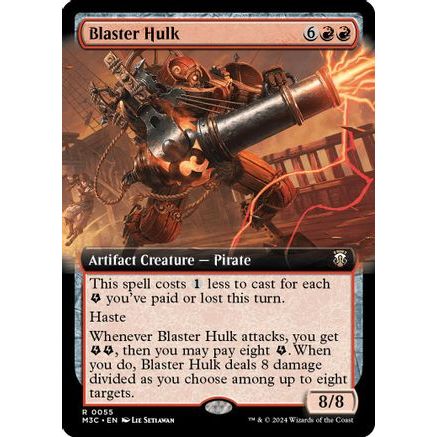 Blaster Hulk (Extended Art) (Ripple Foil) (M3C-055) - Modern Horizons 3 Commander Foil