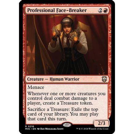 Professional Face-Breaker (Ripple Foil) (M3C-216) - Modern Horizons 3 Commander Foil