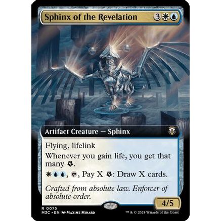 Sphinx of the Revelation (Extended Art) (Ripple Foil) (M3C-075) - Modern Horizons 3 Commander Foil
