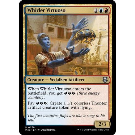 Whirler Virtuoso (Ripple Foil) (M3C-278) - Modern Horizons 3 Commander Foil