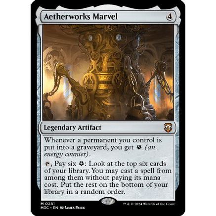 Aetherworks Marvel (Ripple Foil) (M3C-281) - Modern Horizons 3 Commander Foil