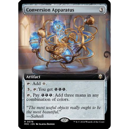 Conversion Apparatus (Extended Art) (Ripple Foil) (M3C-076) - Modern Horizons 3 Commander Foil