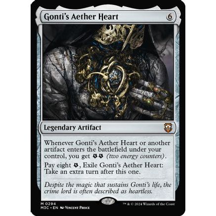Gonti's Aether Heart (Ripple Foil) (M3C-294) - Modern Horizons 3 Commander Foil