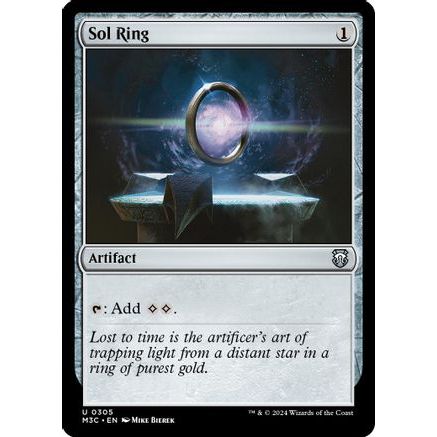 Sol Ring (Ripple Foil) (M3C-305) - Modern Horizons 3 Commander Foil