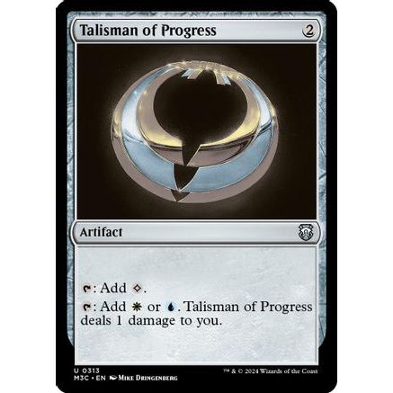 Talisman of Progress (Ripple Foil) (M3C-313) - Modern Horizons 3 Commander Foil