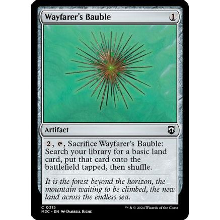 Wayfarer's Bauble (Ripple Foil) (M3C-315) - Modern Horizons 3 Commander Foil