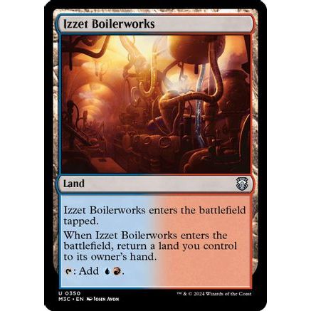 Izzet Boilerworks (Ripple Foil) (M3C-350) - Modern Horizons 3 Commander Foil