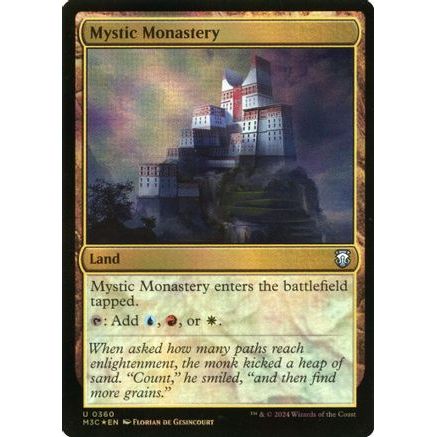 Mystic Monastery (Ripple Foil) (M3C-360) - Modern Horizons 3 Commander Foil
