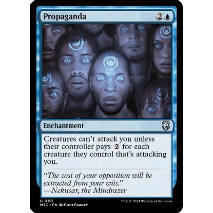 Propaganda (Ripple Foil) (M3C-191) - Modern Horizons 3 Commander Foil
