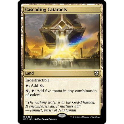 Cascading Cataracts (Ripple Foil) (M3C-326) - Modern Horizons 3 Commander Foil