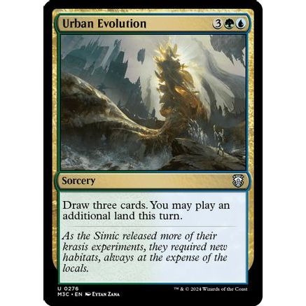 Urban Evolution (Ripple Foil) (M3C-276) - Modern Horizons 3 Commander Foil
