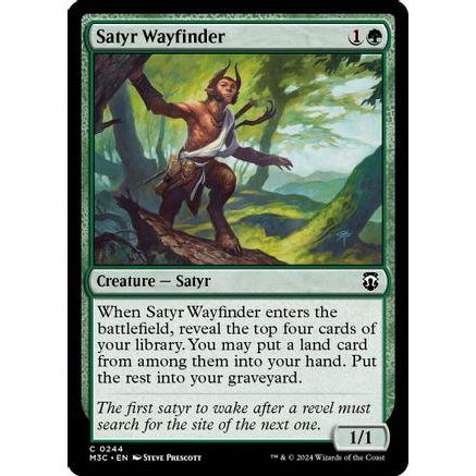 Satyr Wayfinder (Ripple Foil) (M3C-244) - Modern Horizons 3 Commander Foil