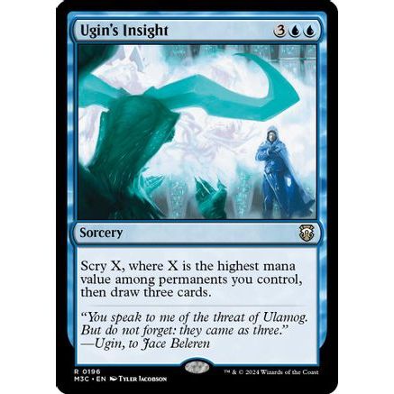 Ugin's Insight (Ripple Foil) (M3C-196) - Modern Horizons 3 Commander Foil