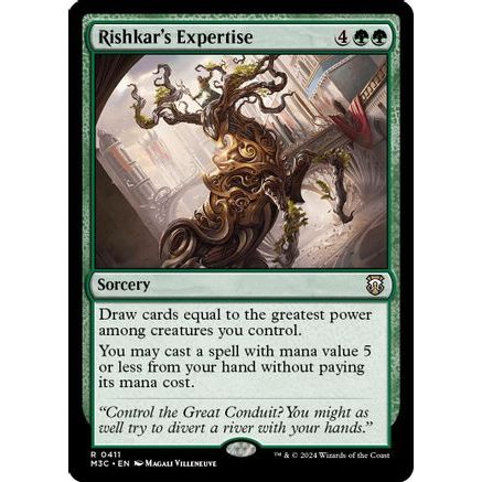 Rishkar's Expertise (Ripple Foil) (M3C-411) - Modern Horizons 3 Commander Foil