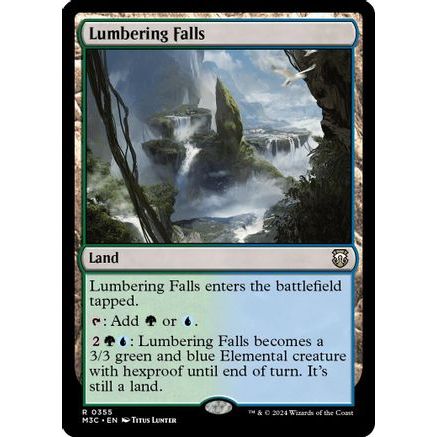 Lumbering Falls (Ripple Foil) (M3C-355) - Modern Horizons 3 Commander Foil