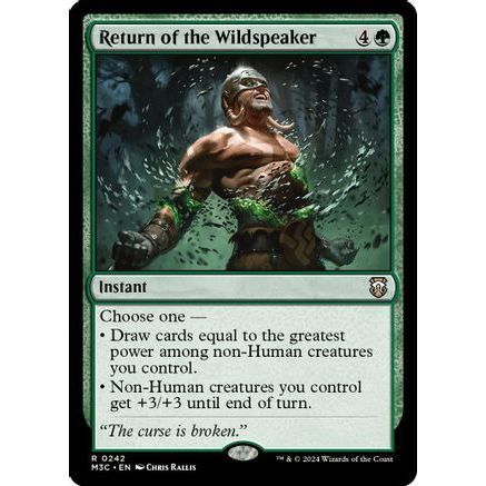 Return of the Wildspeaker (Ripple Foil) (M3C-242) - Modern Horizons 3 Commander Foil