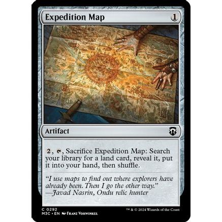 Expedition Map (Ripple Foil) (M3C-292) - Modern Horizons 3 Commander Foil