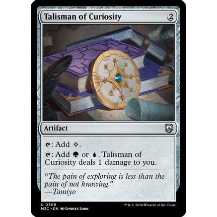 Talisman of Curiosity (Ripple Foil) (M3C-309) - Modern Horizons 3 Commander Foil