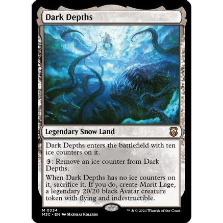 Dark Depths (Ripple Foil) (M3C-334) - Modern Horizons 3 Commander Foil
