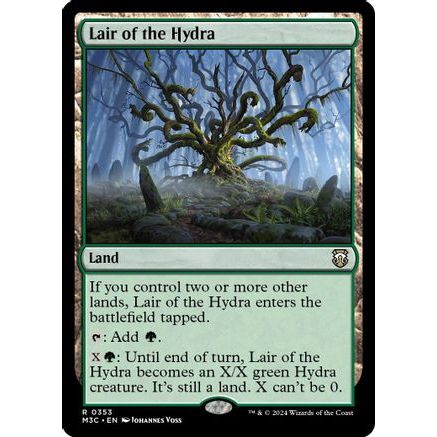 Lair of the Hydra (Ripple Foil) (M3C-353) - Modern Horizons 3 Commander Foil
