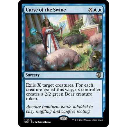 Curse of the Swine (Ripple Foil) (M3C-179) - Modern Horizons 3 Commander Foil