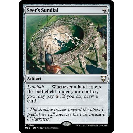 Seer's Sundial (Ripple Foil) (M3C-304) - Modern Horizons 3 Commander Foil