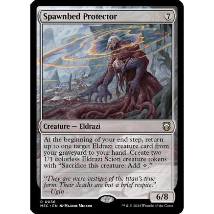 Spawnbed Protector (Ripple Foil) (M3C-036) - Modern Horizons 3 Commander Foil