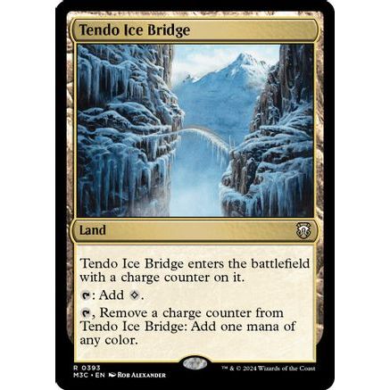 Tendo Ice Bridge (Ripple Foil) (M3C-393) - Modern Horizons 3 Commander Foil