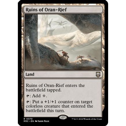 Ruins of Oran-Rief (Ripple Foil) (M3C-370) - Modern Horizons 3 Commander Foil