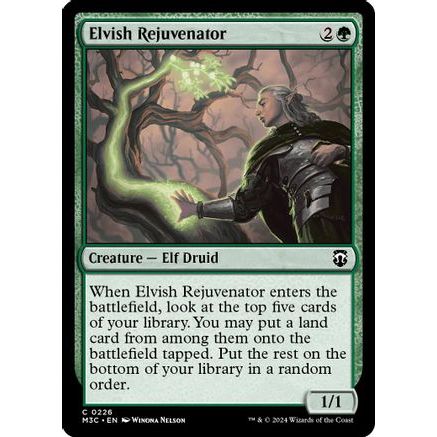Elvish Rejuvenator (Ripple Foil) (M3C-226) - Modern Horizons 3 Commander Foil