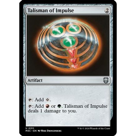 Talisman of Impulse (Ripple Foil) (M3C-311) - Modern Horizons 3 Commander Foil