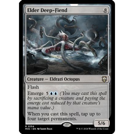 Elder Deep-Fiend (Ripple Foil) (M3C-154) - Modern Horizons 3 Commander Foil