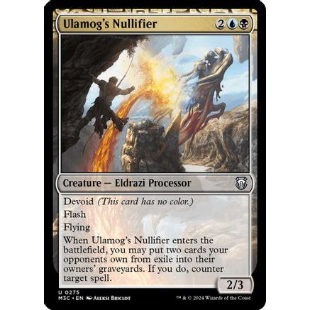 Ulamog's Nullifier (Ripple Foil) (M3C-275) - Modern Horizons 3 Commander Foil