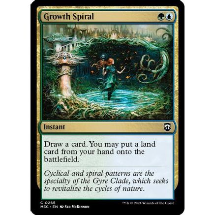 Growth Spiral (Ripple Foil) (M3C-265) - Modern Horizons 3 Commander Foil