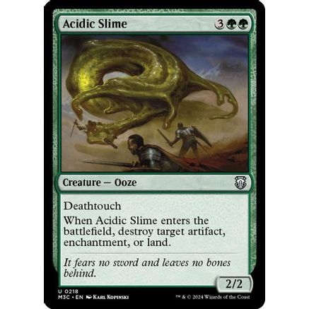 Acidic Slime (Ripple Foil) (M3C-218) - Modern Horizons 3 Commander Foil