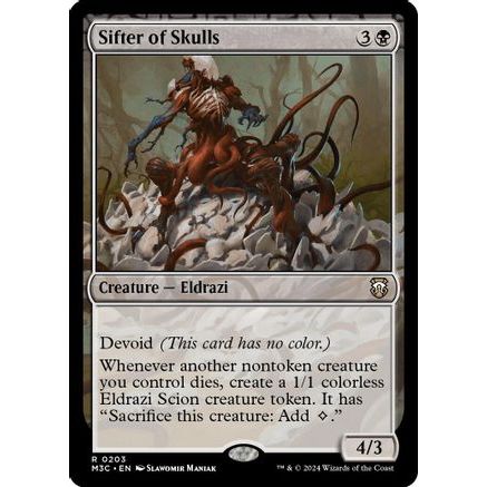 Sifter of Skulls (Ripple Foil) (M3C-203) - Modern Horizons 3 Commander Foil