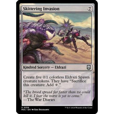Skittering Invasion (Ripple Foil) (M3C-159) - Modern Horizons 3 Commander Foil