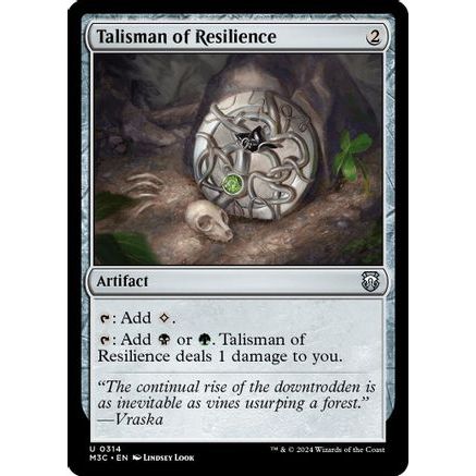 Talisman of Resilience (Ripple Foil) (M3C-314) - Modern Horizons 3 Commander Foil
