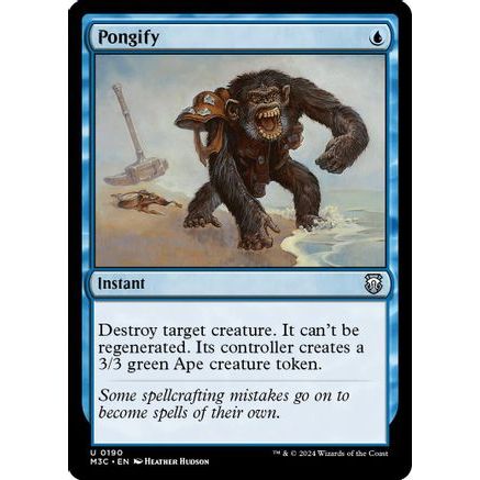 Pongify (Ripple Foil) (M3C-190) - Modern Horizons 3 Commander Foil