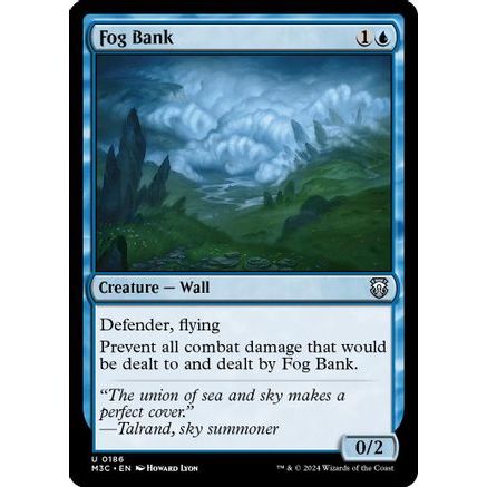 Fog Bank (Ripple Foil) (M3C-186) - Modern Horizons 3 Commander Foil