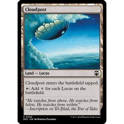 Cloudpost (Ripple Foil) (M3C-330) - Modern Horizons 3 Commander Foil