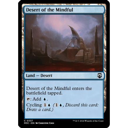 Desert of the Mindful (Ripple Foil) (M3C-337) - Modern Horizons 3 Commander Foil