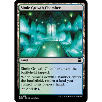 Simic Growth Chamber (Ripple Foil) (M3C-377) - Modern Horizons 3 Commander Foil