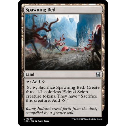 Spawning Bed (Ripple Foil) (M3C-380) - Modern Horizons 3 Commander Foil