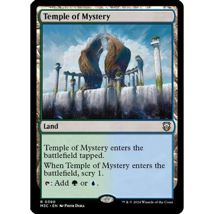 Temple of Mystery (Ripple Foil) (M3C-390) - Modern Horizons 3 Commander Foil