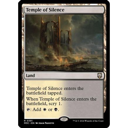 Temple of Silence (Ripple Foil) (M3C-391) - Modern Horizons 3 Commander Foil